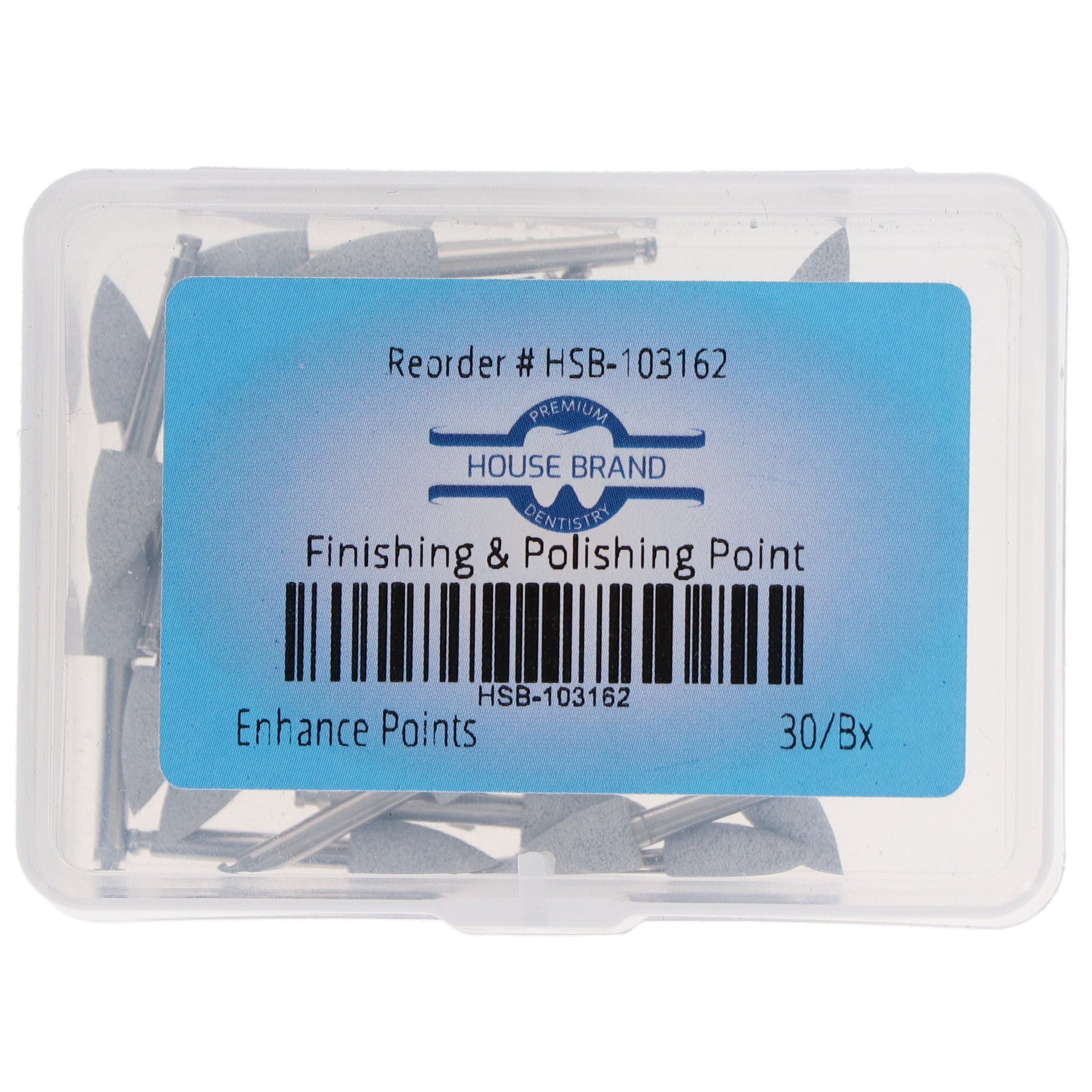 House Brand Dentistry 103162 Finishing & Polishing Dental Points Enhance 30/Bx House Brand Dentistry 103162 Finishing & Polishing Dental Points Enhance 30/Bx